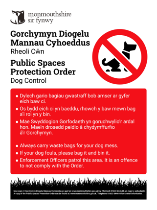 Monmouthshire County Council introduces new enforcement officers to tackle litter and dog control offences