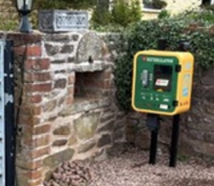 New Defibrillator Cabinet now in place