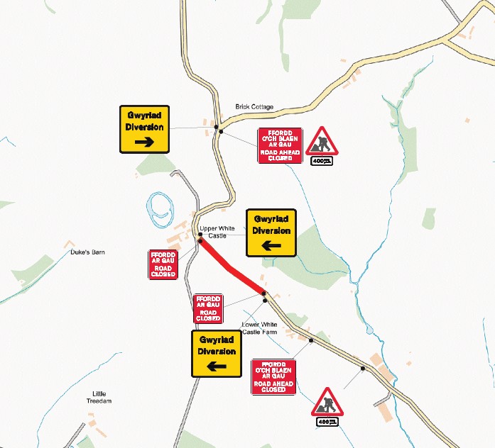 Road Closure in Whitecastle Ward