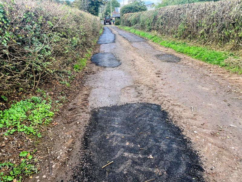 Improvements to a road at The Onen